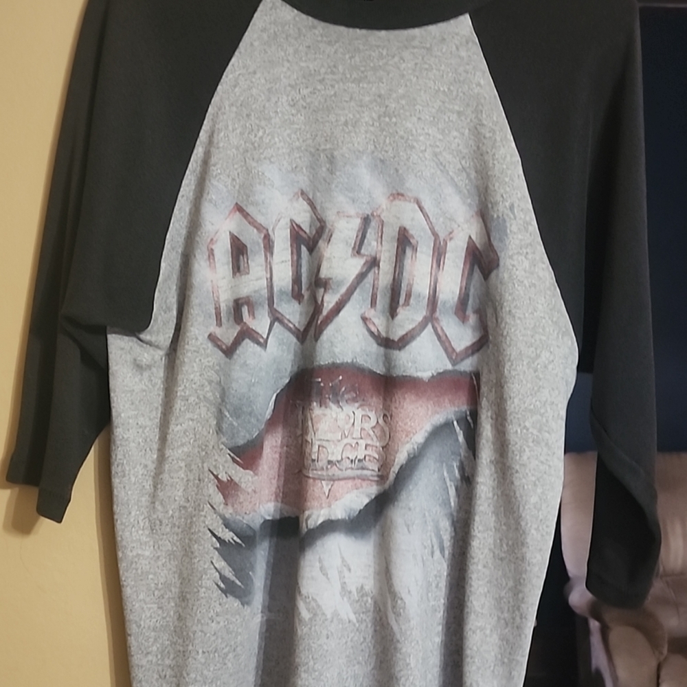 1990 XL AC/DC Razor's Edge shirt